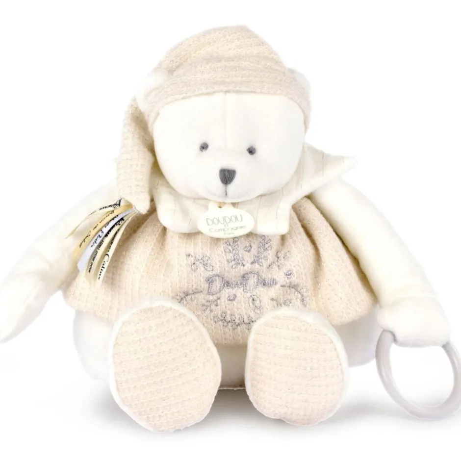 Ours blanc pantin activité Doudou 25 ans^Doudou et Compagnie Clearance