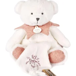 Ours pantin rose avec doudou - Collection doudou 25 ans^Doudou et Compagnie Online