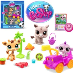 Pack de 2 Pets thème safari Little Petshop^Bandai Discount