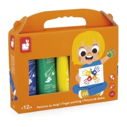 Peinture au doigt - Set de 5 tubes^Janod Clearance