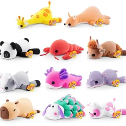 Peluche lestée 1,5kg Animaux Hug a Lumps medium série 2^Zuru New