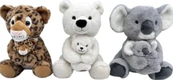 Peluche tendre de Maman et Bébé animaux sauvages^Soft Friends Discount