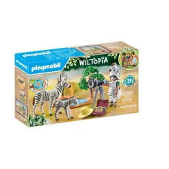 Photographe avec déguisement et zèbres Wiltopia 71295^Playmobil New
