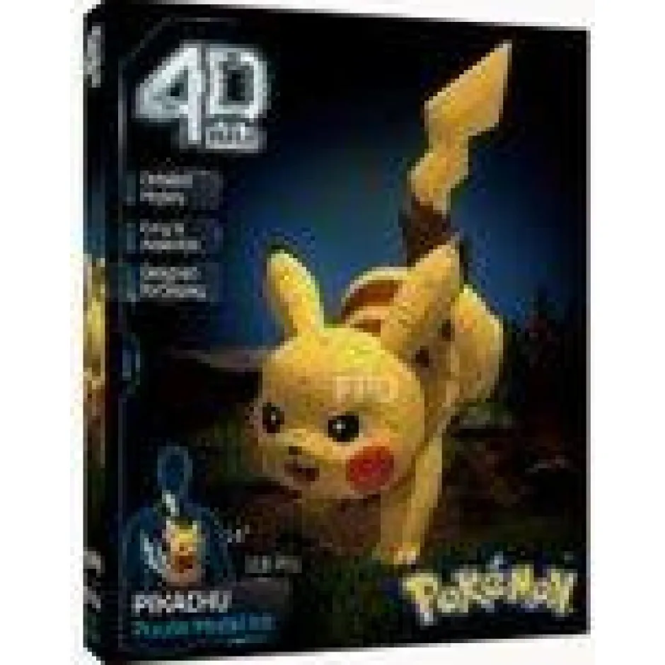 Pokemon Pikachu - Puzzle 4D Build^Spin Master