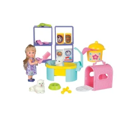 Poupée Laura soigne ses animaux^Jenny Discount