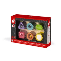 Puzzle 6 cubes sensoriels^Janod Online