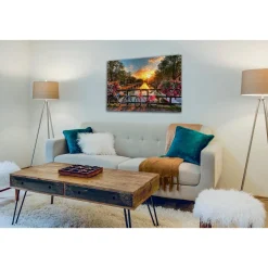 Puzzle 1000 pièces - Amsterdam à vélo^Ravensburger Discount