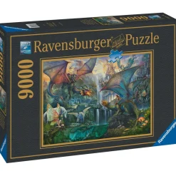 Puzzle 9000 pièces Forêt magique et dragons^Ravensburger Discount