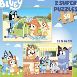 Puzzle Bluey En Bois, 2x50 Pièces^Educa Borras Best
