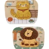 Puzzle en bois chat et lion^L'Atelier du bois New