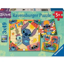Puzzle 3x49 pièces - ALOHA ! Stitch^Ravensburger New