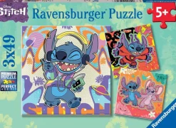 Puzzle 3x49 pièces - Stitch - Jouer toute la journée^Ravensburger Discount