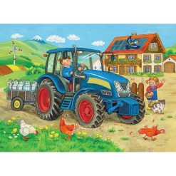 Puzzles 2X12 Pièces - Chantier et Ferme^Ravensburger Clearance