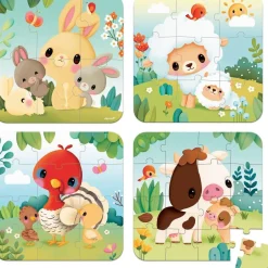 Puzzles Évolutifs avec animaux de la ferme^Janod Clearance