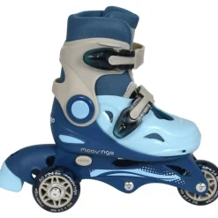 Rollers évolutifs 3 roues bleu taille 30-33^Moov'ngo