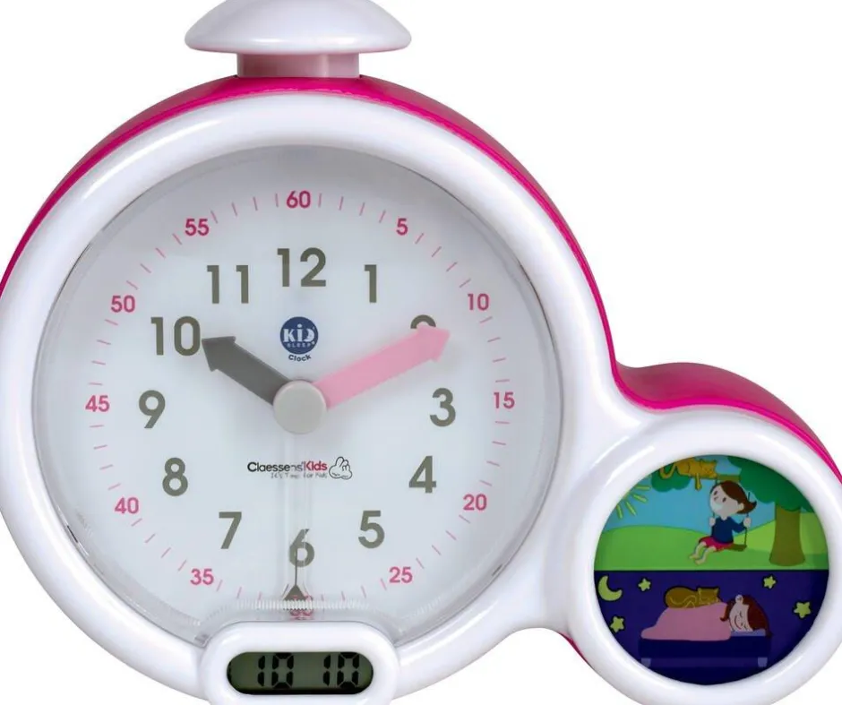 Réveil Multifonctions Kid Sleep Clock Rose, Apprentissage Facile De L'heure^Pabobo Online