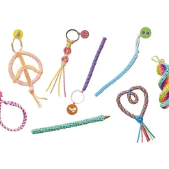 Scoubidous peace et love 50 fils - Les ateliers déco^Janod Best