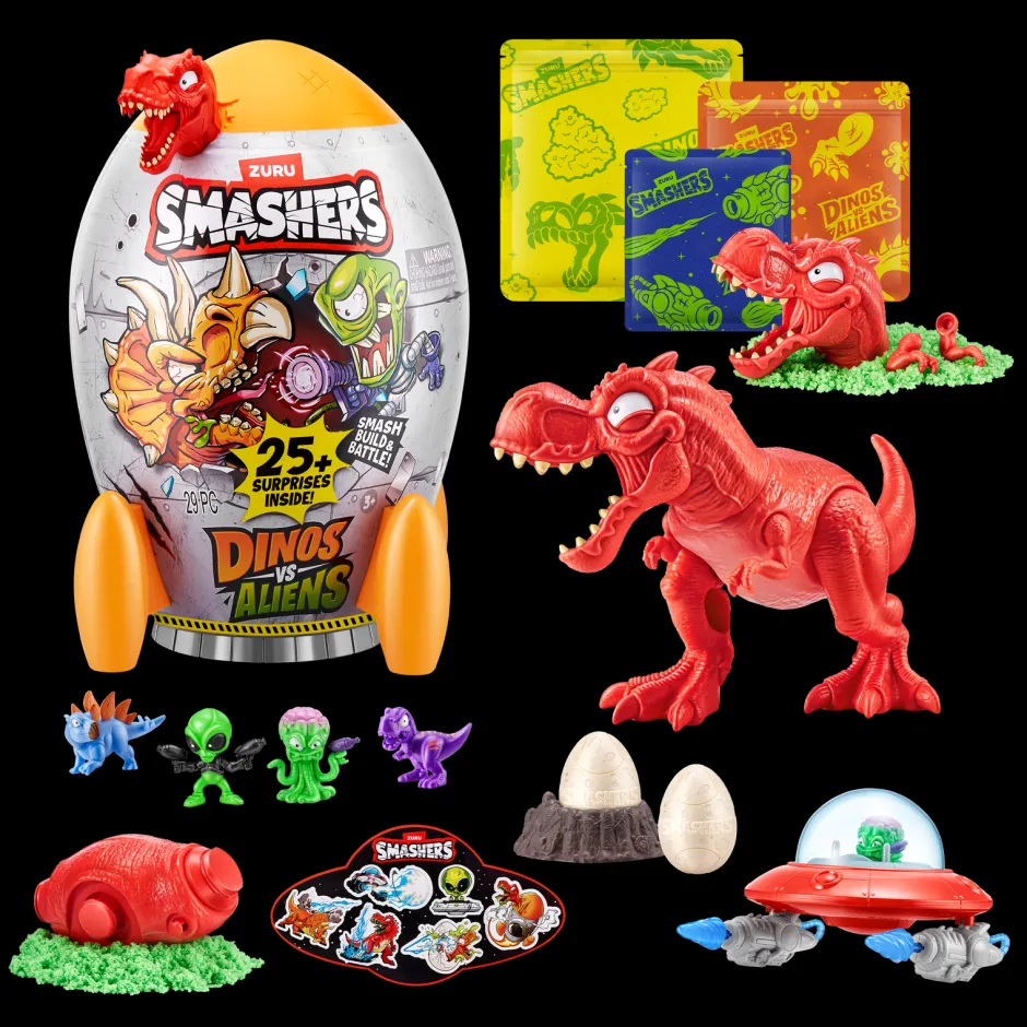 Smashers Dino vs Alien^Zuru Hot