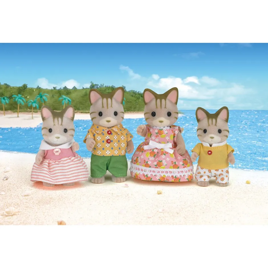 5180 : Famille chat tigré^Sylvanian Families Clearance