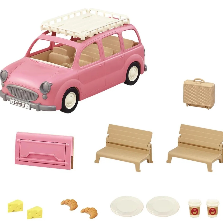 - Le monospace rose et set de pique-nique 5535^Sylvanian Families Hot