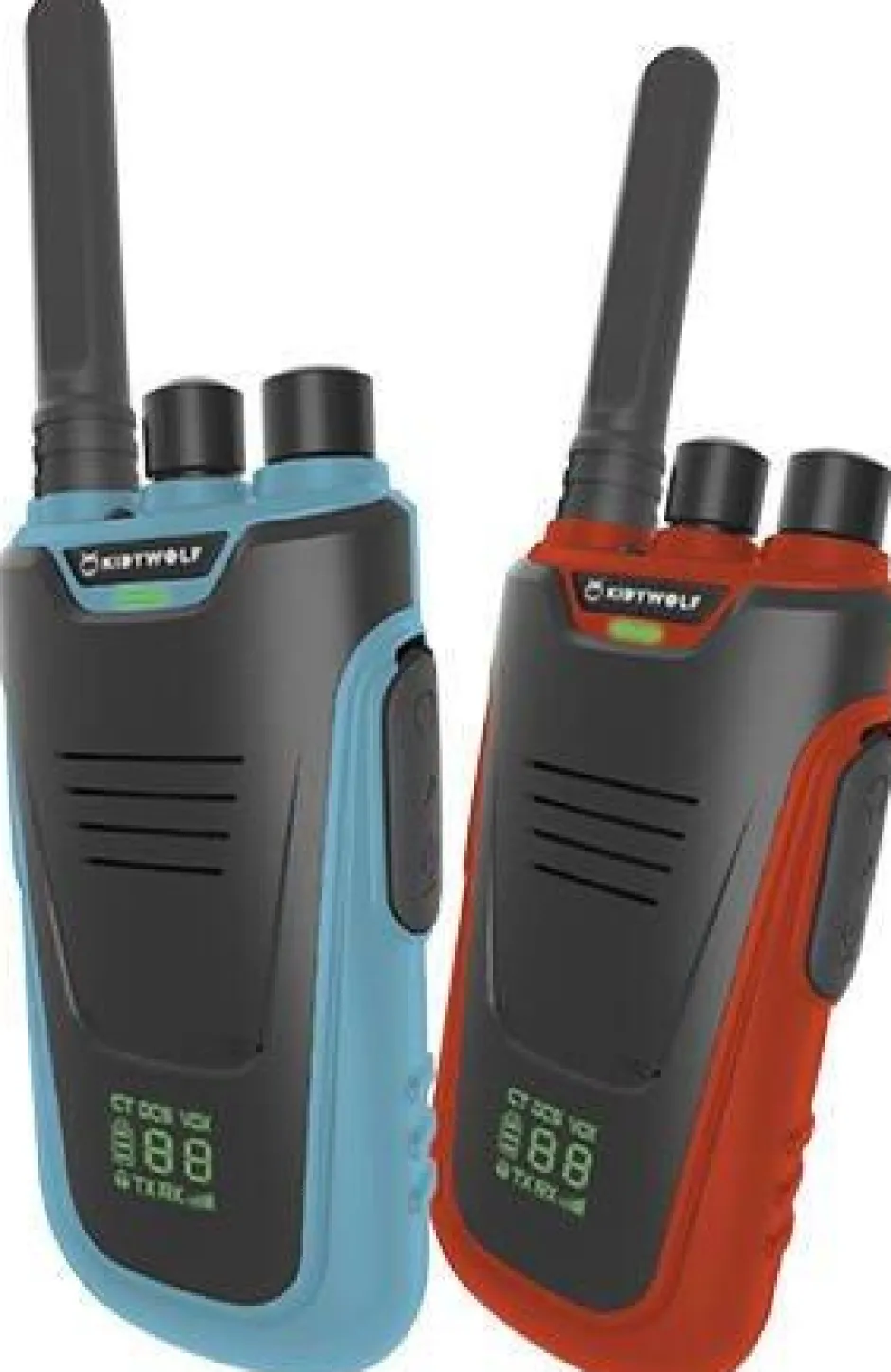 Talkie Walkie Kydiwolf sur batterie, Portée 3/6 Km, rouge et bleu^KIDYWOLF Clearance