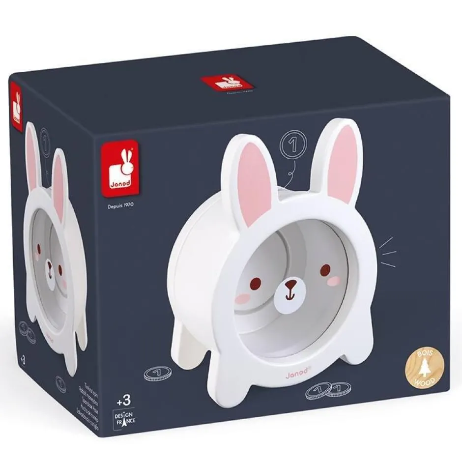 Tirelire En Bois, Forme De Lapin^Janod Best