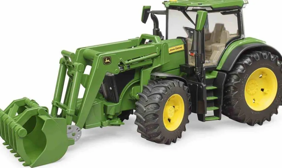 Tracteur avec fourche John deere 7R 350^Bruder Sale