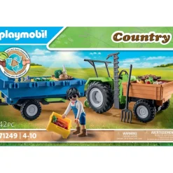Tracteur avec remorque Country 71249^Playmobil New