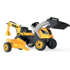Tracteur Builder Max avec remorque^Smoby