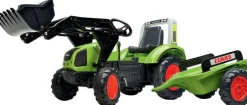 Tracteur Claas avec remorque^CAP Sale