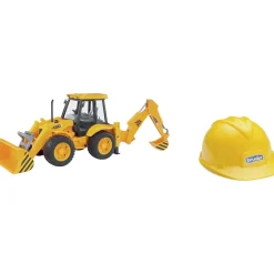Tracteur JCB 4CS avec casque^Bruder Discount