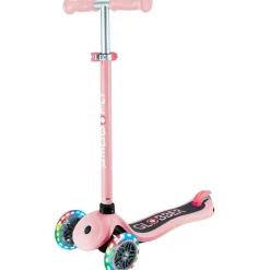 Trottinette 3 roues Primo Lights rose pastel^Globber Online