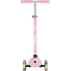 Trottinette 3 roues Primo Lights rose pastel^Globber Online