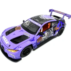 Voiture BMW M4 GT3 Wasa violette à l'échelle 1:24^